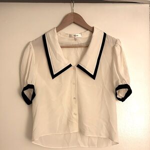 Frame denim silk shirt brand new